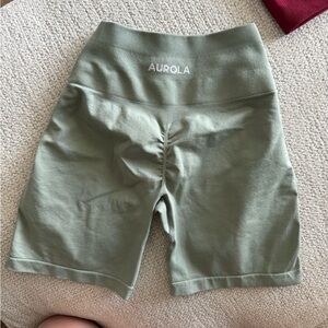 Aurola cute stretchy gym shorts with butt scrunch